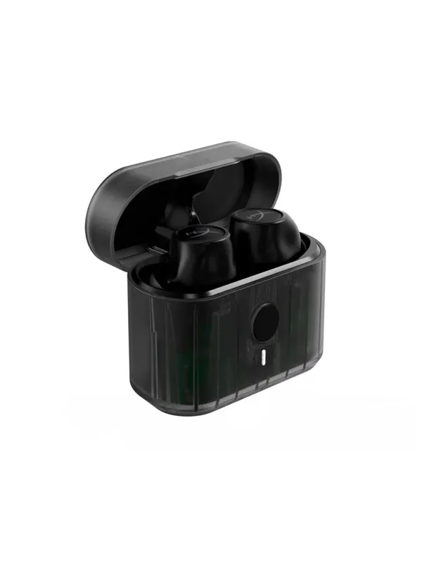 Беспроводные игровые TWS наушники с микрофоном HyperX Cirro Buds Pro, Bluetooth, чёрные — фото 1