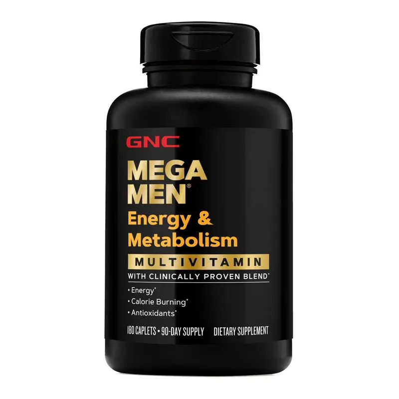 Мега Мен GNC Mega Men Energy and Metabolism Multivitamin 180 шт