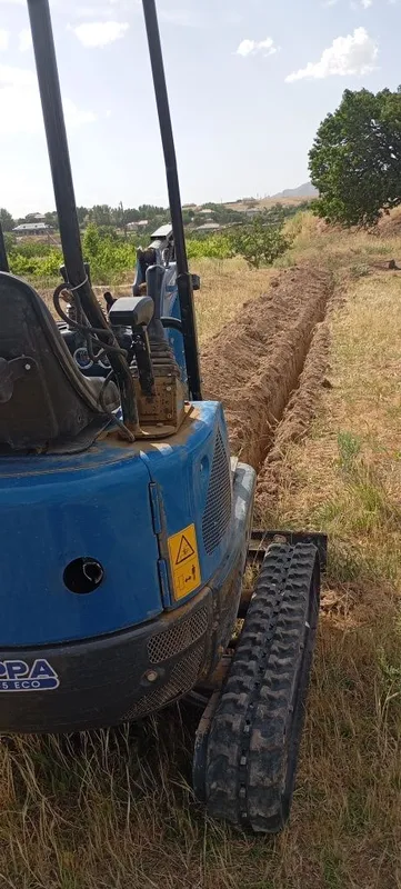 Palif va kabellarga ariq kovlaymiz 4