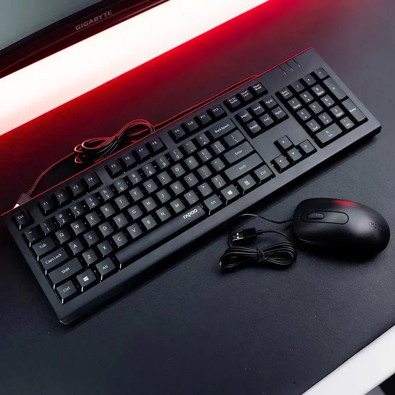 Rapoo X130 PRO Проводная клавиатура и мышь Rapoo X130 PRO Проводная клавиатура и мышь