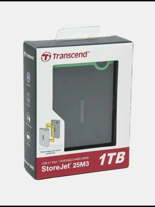 Transcend Hard HDD StoreJet 25M3 — 1TB 2