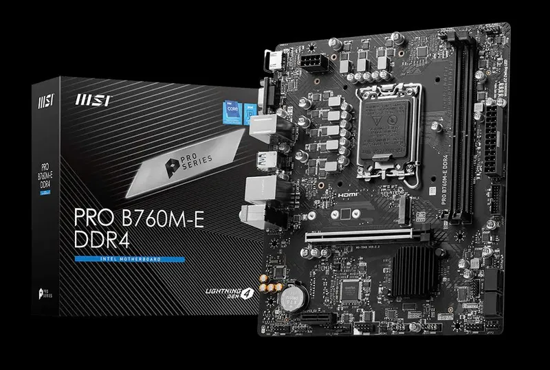 Материнская плата MSI Pro B760M-E DDR4