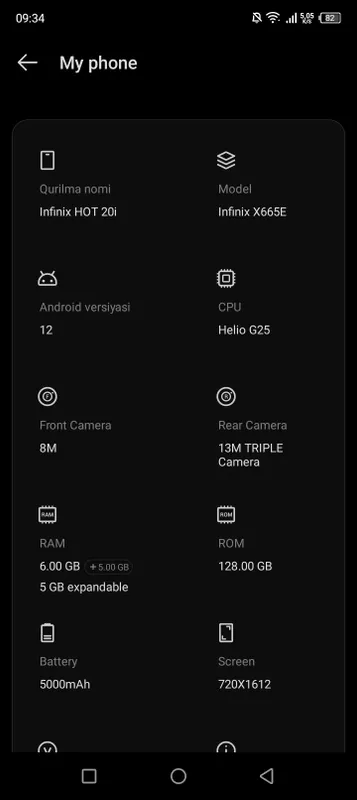 infinix hot 20i