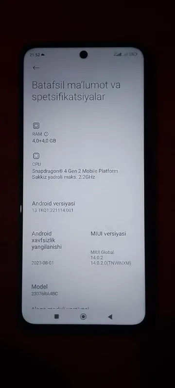 Redmi not 12 R 128 talik abmen poco x3 proga 1 Redmi not 12 R 128 talik abmen poco x3 proga 1