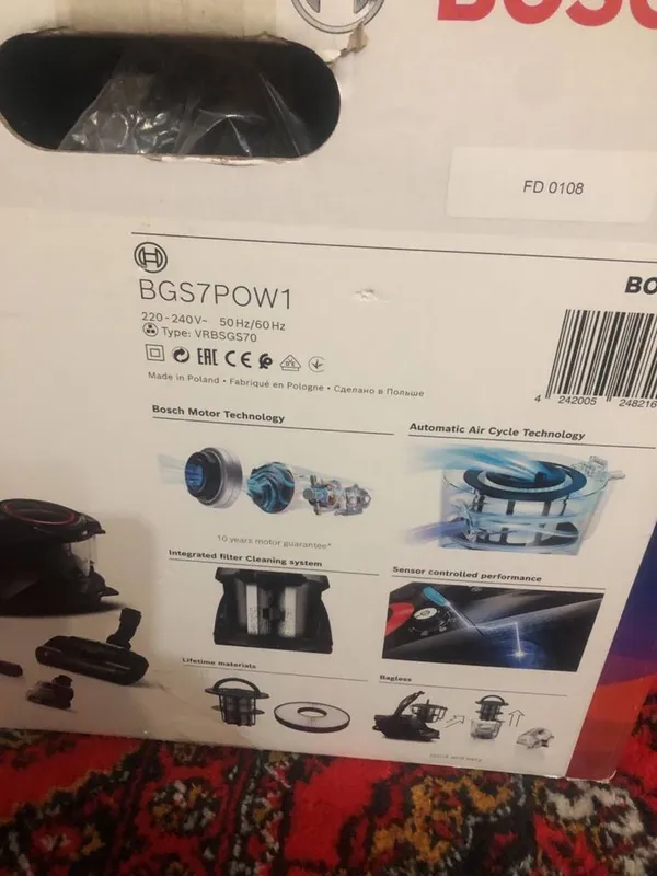 Bosch пылесос BGS7POW1 — фото 1