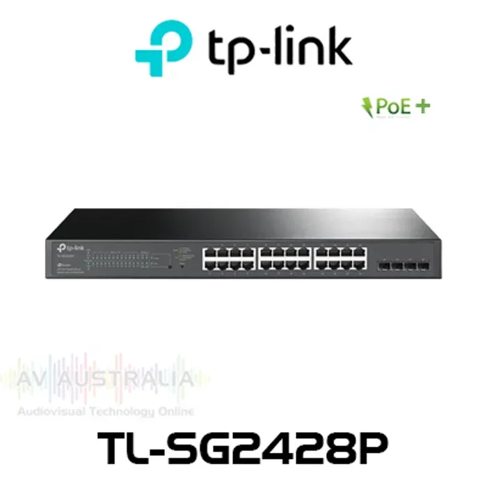 24 port TPlink SG2428P PoE+ OMADA 250W boshqariladigan Gb svich 1