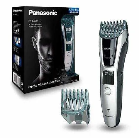 Аккумуляторный триммер для стрижки волос и бороды Panasonic ER-GB70.