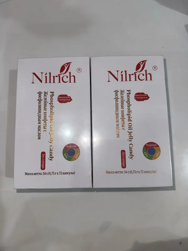 Желейные конфеты Nilrich с фосфолипидным маслом(72 шт) , без сахара 2 Желейные конфеты Nilrich с фосфолипидным маслом(72 шт) , без сахара 2