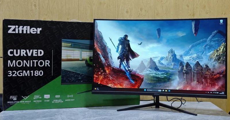 Ziffler 32" CURVED o‘yin monitori Ziffler 32" CURVED o‘yin monitori