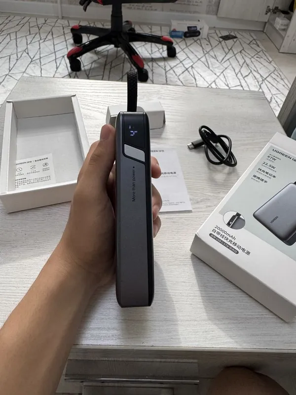 Powerbank Ugreen 67w 20000 mah — фото 3