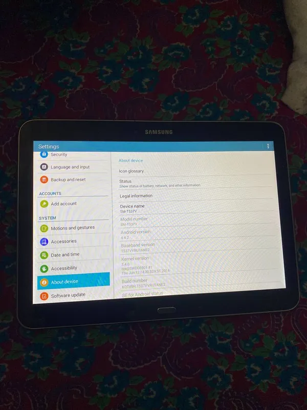 Samsung tab a4 verizon 3