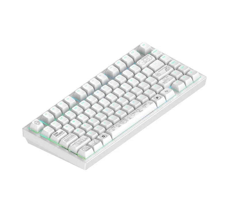 ; Механическая Клавиатура DarkProject ALU81 Terra Nova White Wireless 3