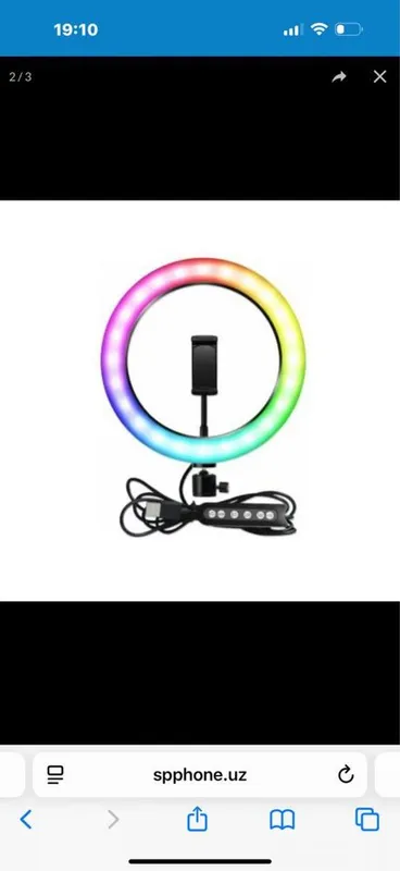 БЕПУЛ Доставка, подставка led селфи лампа MJ33/36/45 lampa ring light — фото 7