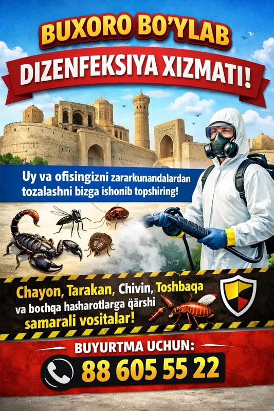 Dizinfeksiya xizmati 1 Dizinfeksiya xizmati 1