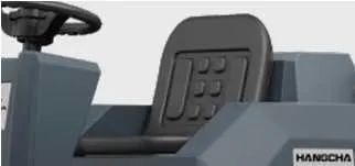 Подметальная машина с местом для оператора B1350 — фото 2