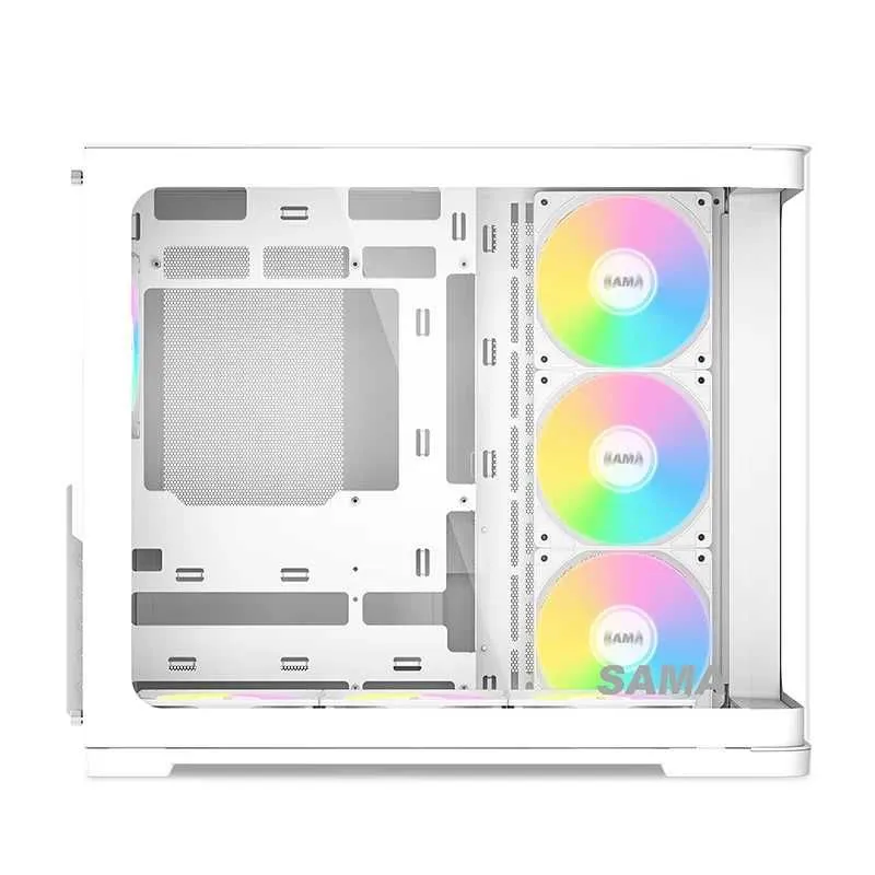 SAMA V60 White 7FAN ARGB korpusi 4