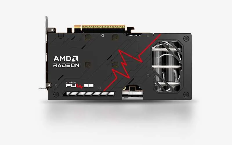 ; Видеокарта SAPPHIRE pulse AMD RADEON RX9070 16gb black — фото 5