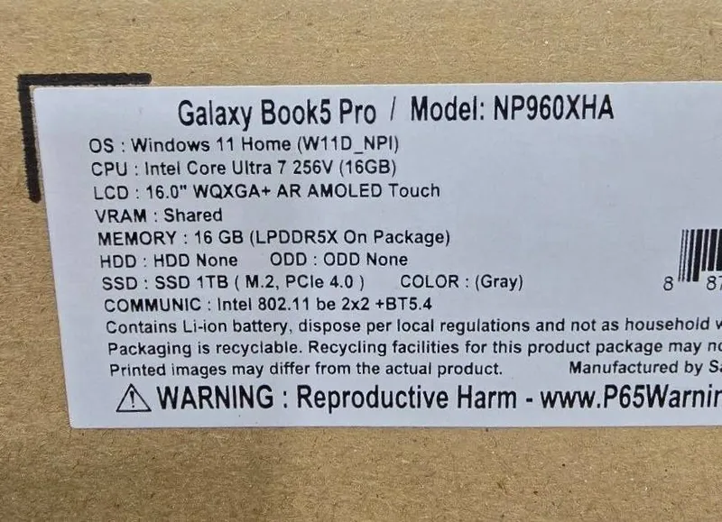 Samsung galaxy book 5 pro — фото 1