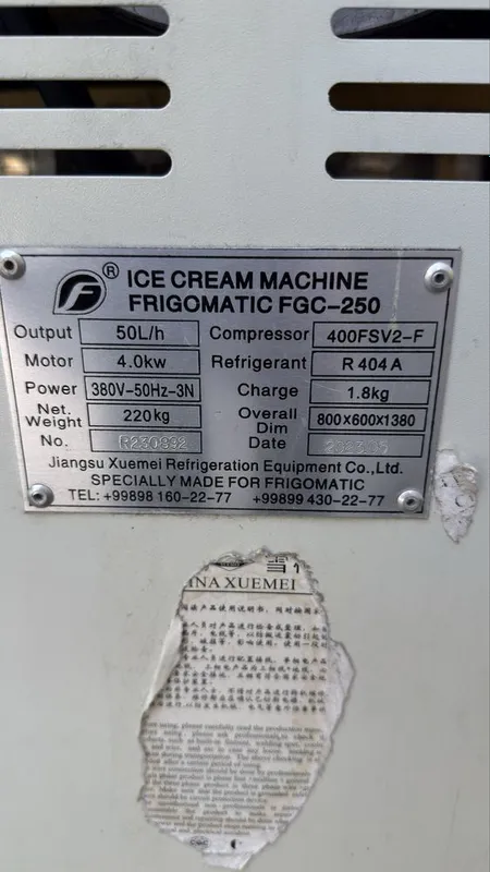 FREZOR FRIGAMATIK sotiladi xolati zoʻr 4 FREZOR FRIGAMATIK sotiladi xolati zoʻr 4