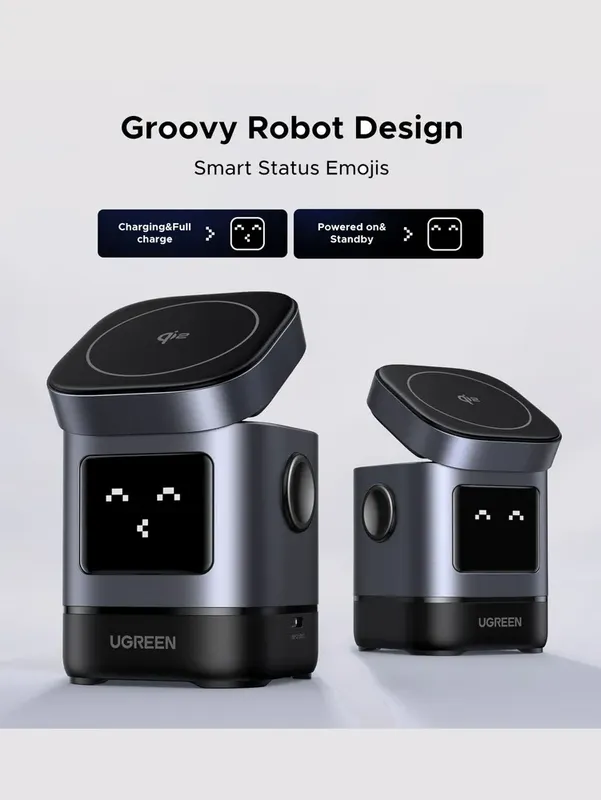 UGREEN 2-в-1 магнитная беспроводная зарядка — фото 5