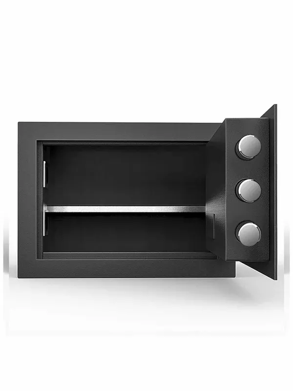 Seyf, 250x350x250, 92620 Deli, elektron kalit + kalit, qora, 13 kg 4 Seyf, 250x350x250, 92620 Deli, elektron kalit + kalit, qora, 13 kg 4