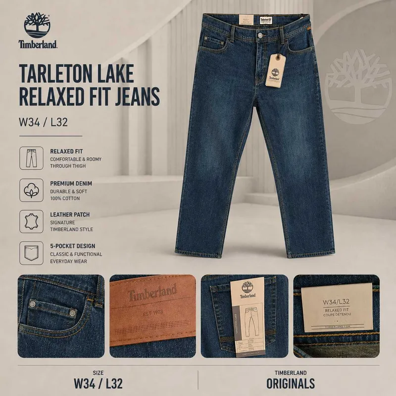 Timberland Tarleton Lake Relaxed Fit Jeans