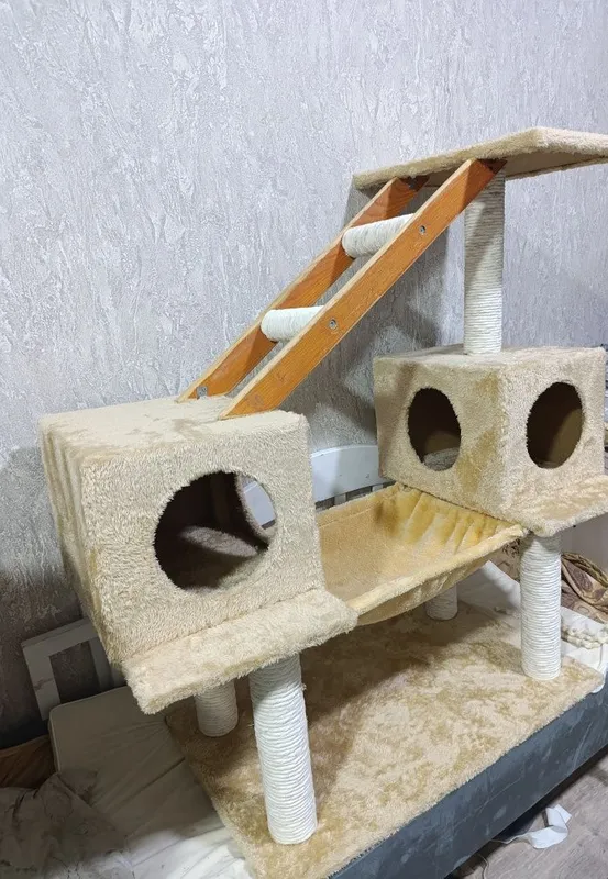 Котодомик когтеточка лежанка для 4х и более кошек — фото 1