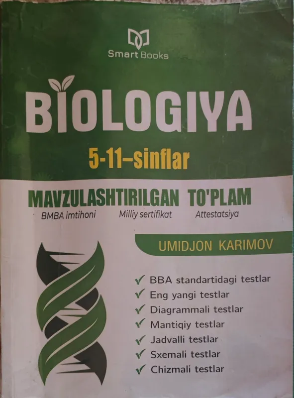 biologiya test 1 biologiya test 1