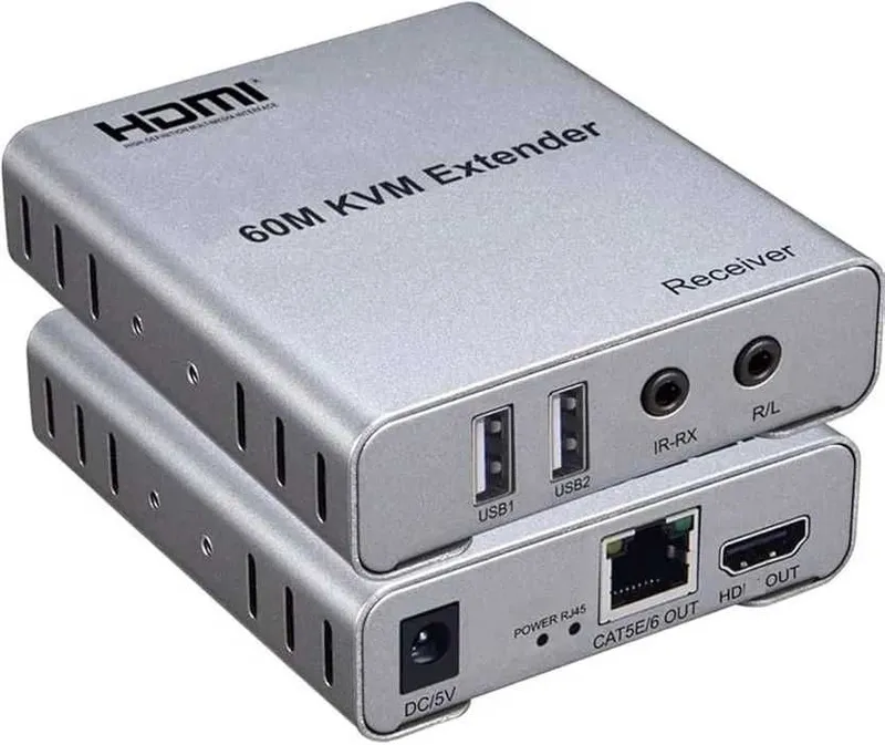 HDMI KVM Extender 60M с аудио 1 HDMI KVM Extender 60M с аудио 1