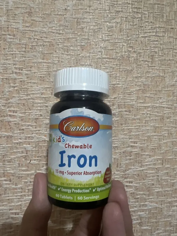 Iron 15 mg. Carlson 60таблеток
