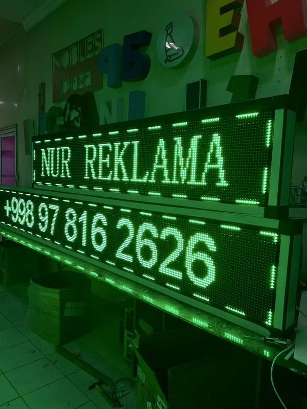Elektron tablo, Бегушая строка, LED — фото 2
