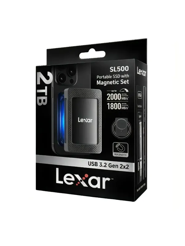 Внешние SSD-накопители LEXSAR SL500 SSD 2TB Внешние SSD-накопители LEXSAR SL500 SSD 2TB