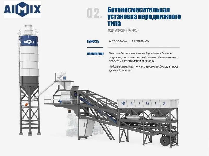 Бетонный завод – Высокая производительность, готов к поставке — фото 2