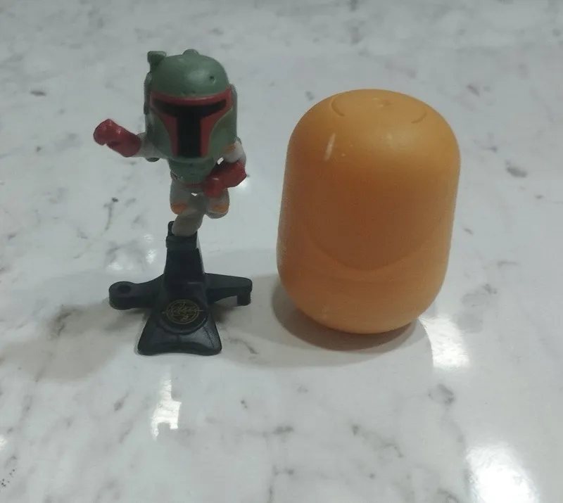 Фигурки Боба Фетт, Чубакка, Лея (Kinder Star Wars)