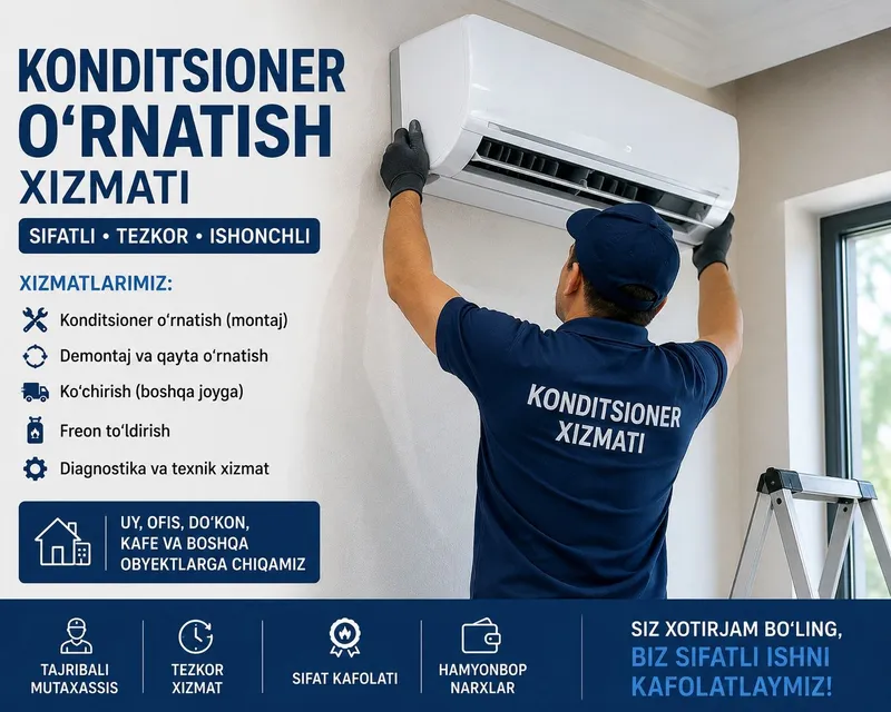Kansaner Ustanofka montaj ishlar 1