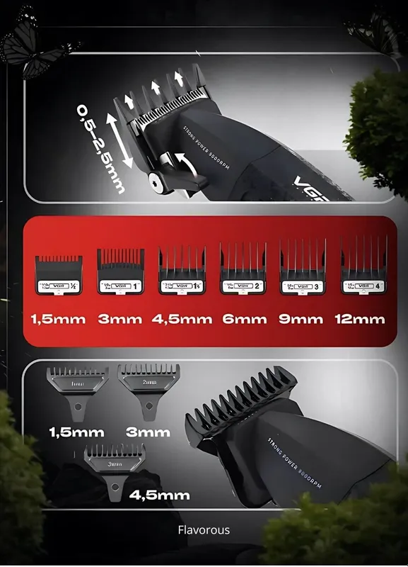 VGR V - 640. Sartaroshlar uchun professional Clipper va trimmer — фото 1