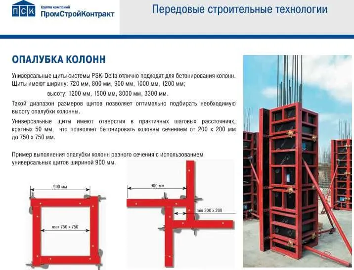 Стеновая Опалубка,Опалубка колонн,Опалубка шахт — фото 1