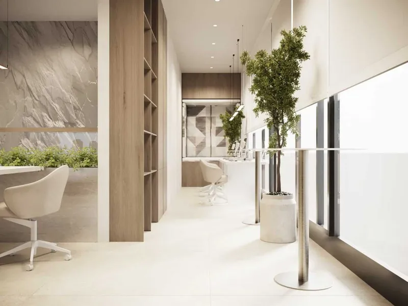 АРЕНДА ОФИС в ЖК Nest one 20-этаж 225,5м2 — фото 2