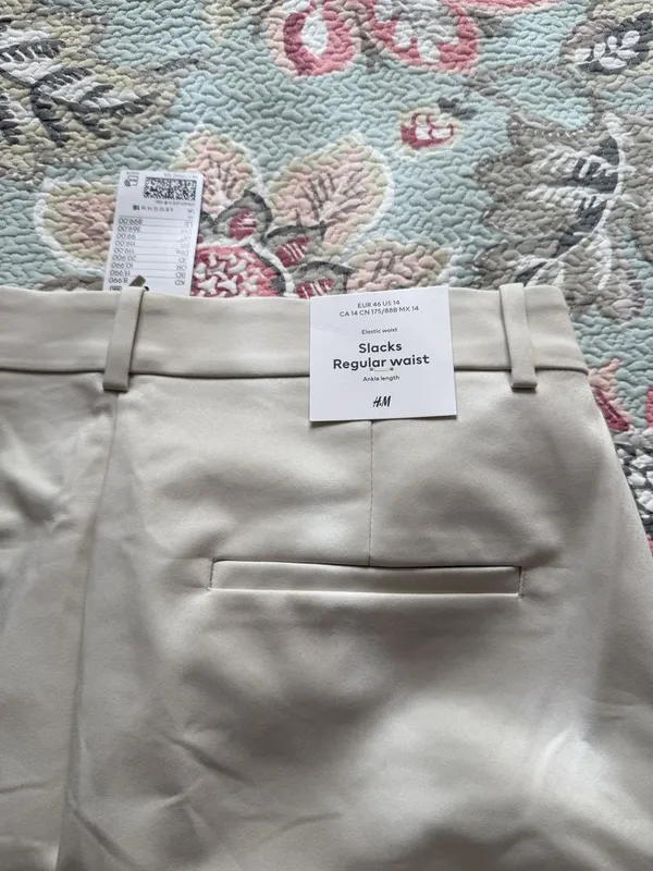 Брюки H&M. Размер 46 (евр) - XL-2XL. Новые, с бирками — фото 5