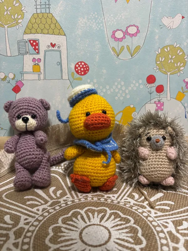 Вязаная игрушка ручной работы 4