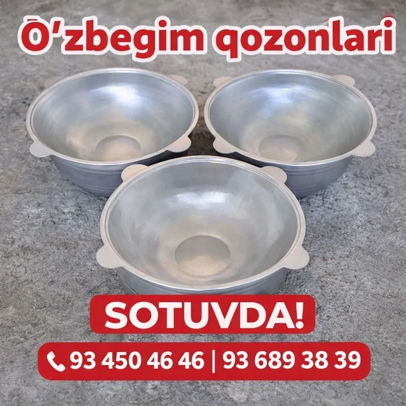 O'zbegim Qozonlari Sotuvda