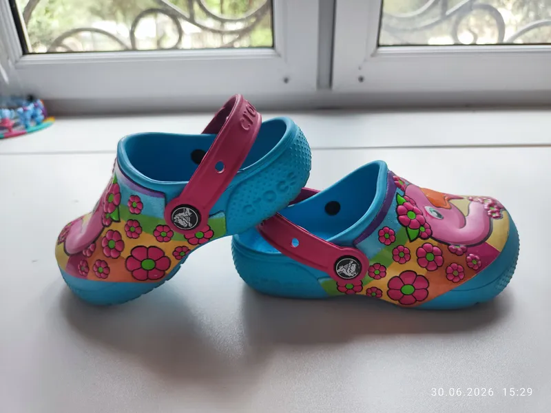 Crocs оригинал для девочки 28-29 размер, яркие — фото 1 Crocs оригинал для девочки 28-29 размер, яркие — фото 1