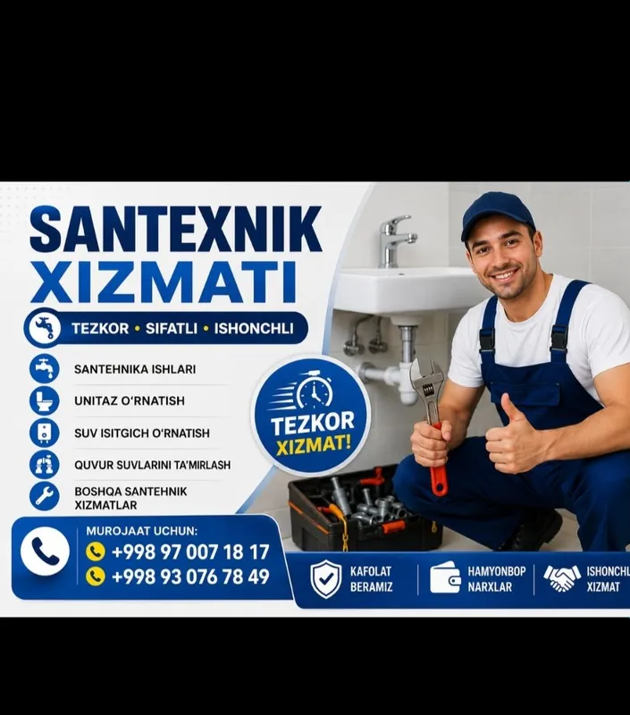 SANTEXNIK xizmatlar mavjud