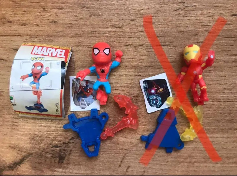 Игрушки Киндер / Человек Паук / Marvel Kinder / Новый