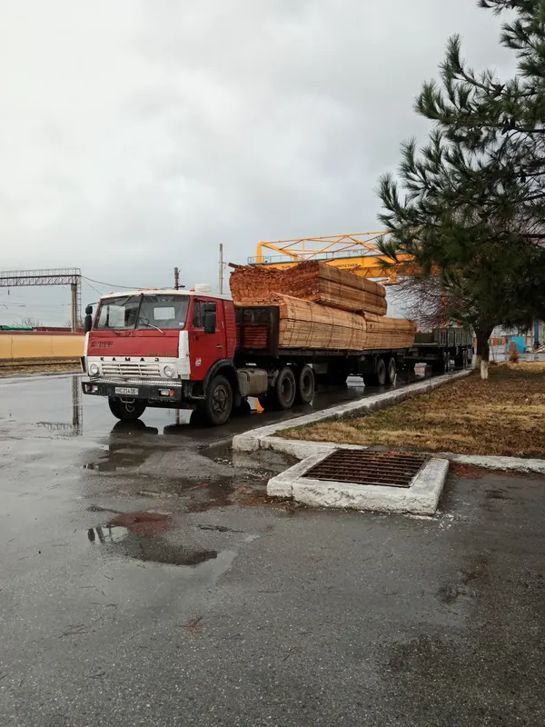 Камаз шаланда 87.йил.прицеп.86. 3
