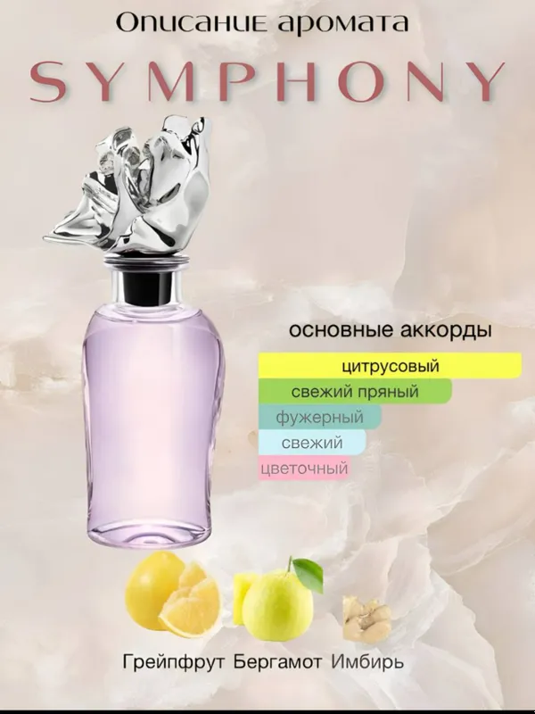 Духи Louis Vuitton Symphony для мужчин и женщин 3