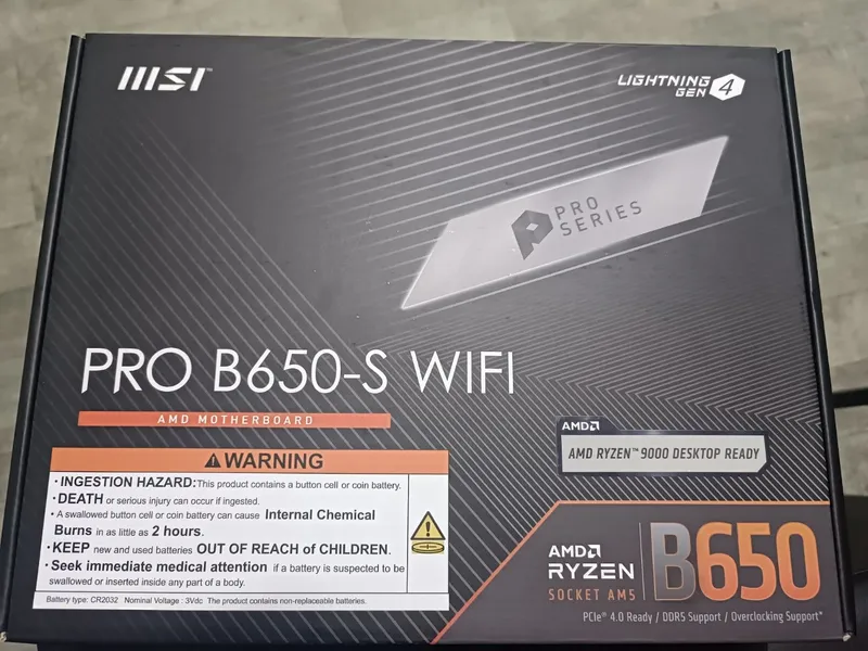 Материнская плата MSI PRO B650-S WIFновая Материнская плата MSI PRO B650-S WIFновая