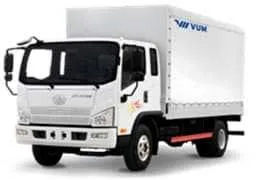 Автофургон бортовой с тентом FAW Tiger V VUM1110, 24,6м³ Дизель