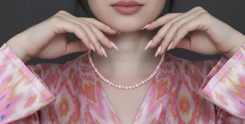 Ожерелье из розового коралла «Angel Skin»