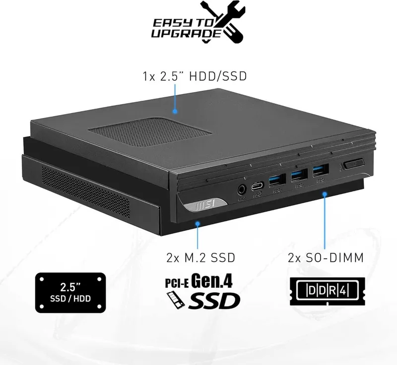 Мини Пк Mini Pc MSI PRO DP10 13M intel Core i7 1360P vPro 32Gb/1Tb 6 Мини Пк Mini Pc MSI PRO DP10 13M intel Core i7 1360P vPro 32Gb/1Tb 6